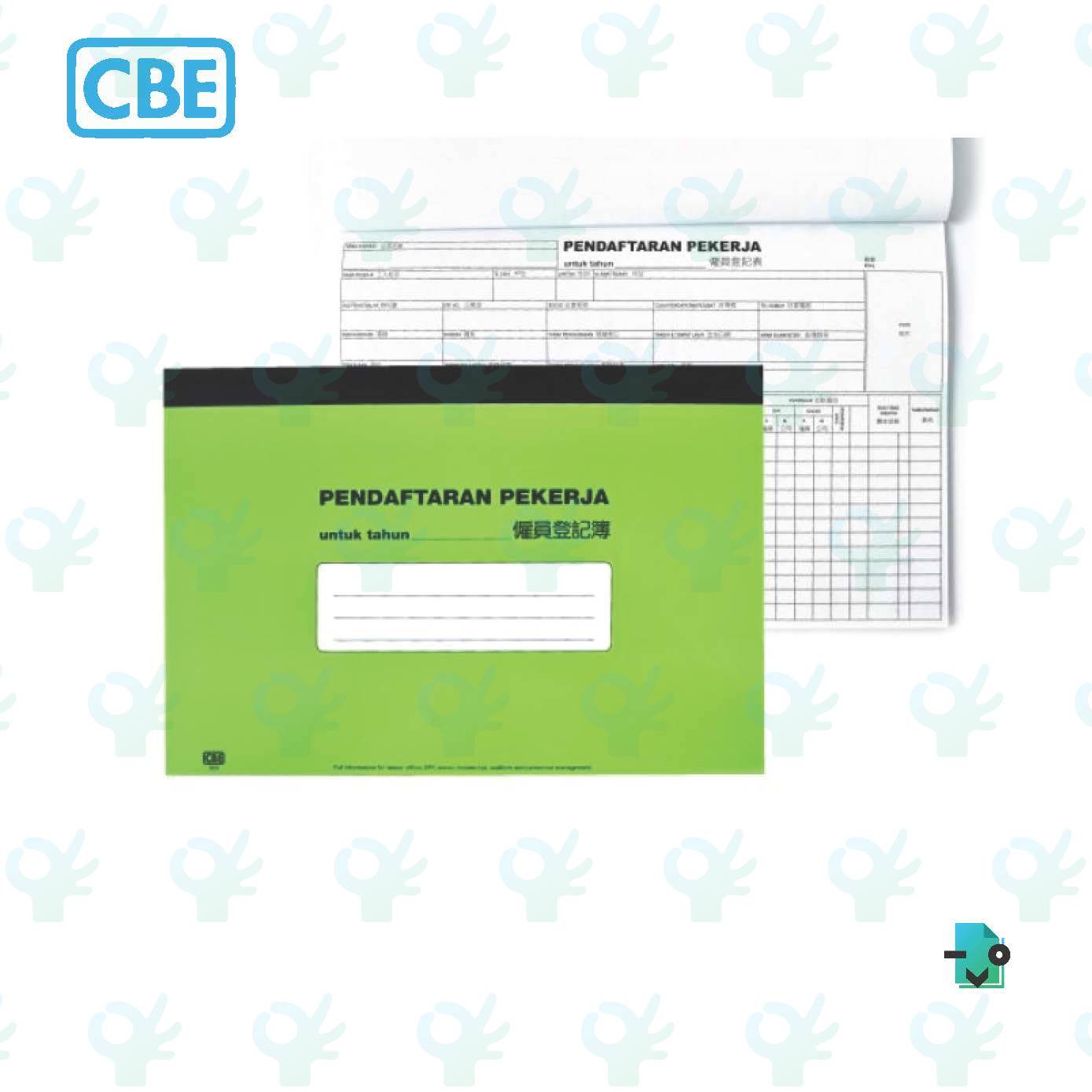 Ofiskita CBE Employee Record Book (920)